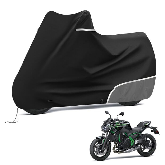 Водонепроникний чохол для мотоцикла Kawasaki Z650 / Z-серії, захисний зимовий чохол з тканини Oxford 420D, сірий