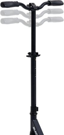 Самокат міський BLACKWHEELS Zoom City-Scooter 200мм, алюмінієвий, з амортизатором, складаний, регульований кермо, чорно-білий