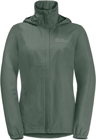 Жіноча вітрівка Jack Wolfskin Stormy Point 2l Jkt W, колір hedge green, розмір XS