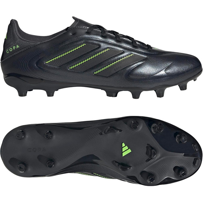 Бутси футбольні Adidas Copa Pure III League FG/MG, 46 EU, Core Black/Dgh Solid Grey/Lucid Lemon