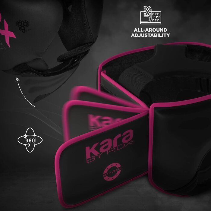 Кепка для боксу та єдиноборств RDX Maya Hide: захист голови для кікбоксингу, ММА, тайського боксу, карате, таеквондо