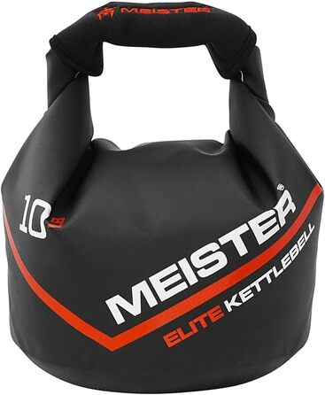 Meister Elite портативна пісочна гиря, м'який мішок для фітнесу, вага 9/10/15 кг, чорна