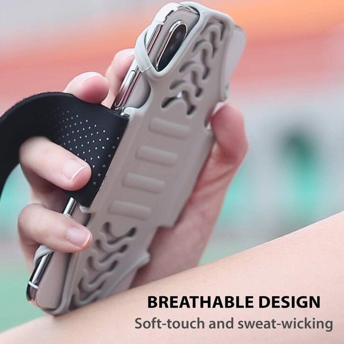 Спортивний браслет на руку BONE для iPhone/Samsung, чорний, L (25-40см)