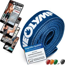 Фітнес-гумки NEOLYMP Lange: Набір 3 шт. з електронною книгою, для силових тренувань, фітнесу та гімнастики