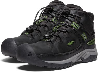 KEEN Targhee Mid WP - водонепроникні трекінгові черевики для жінок та чоловіків (36 EU, Black Campsite)