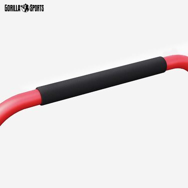Паралети для віджимань GORILLA SPORTS, сталеві, 2 шт, 68x45x94 см, до 200 кг, нековзкі, для каллістеніки, фітнесу, вибір кольору