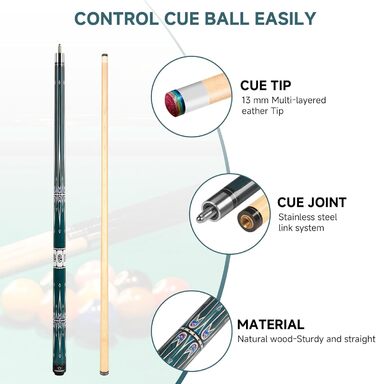 Біліардна кість HomeSeason 57'' з низькою дефлекцією - професійна біліардна кість HS06-B-Bag