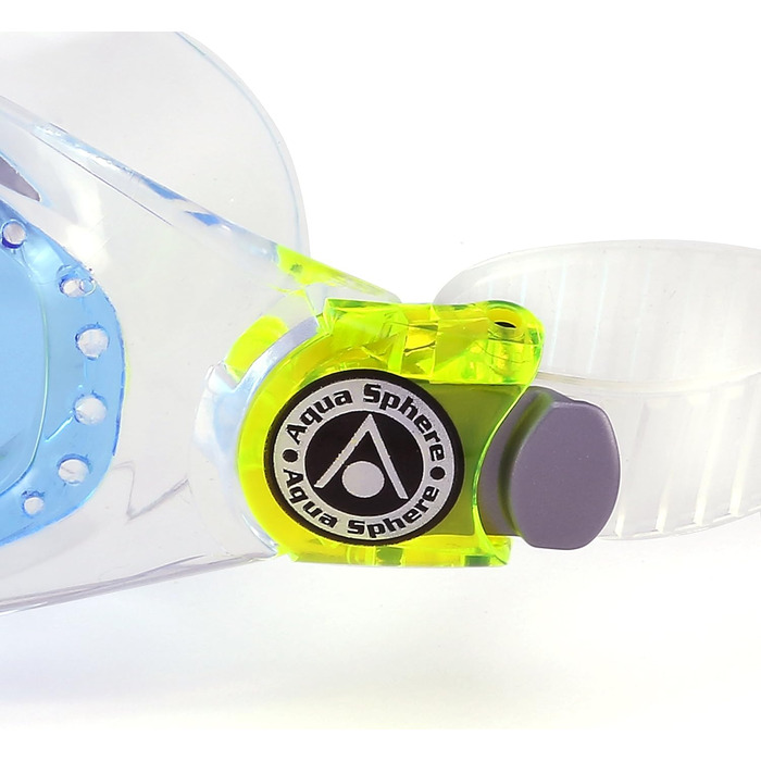 Дитяча плавальна маска Aquasphere Seal Kid 2, прозора з блакитними лінзами, універсальний розмір