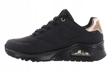 Жіночі кросівки SKECHERS UNO GOLDEN AIR, чорні, 38 EU