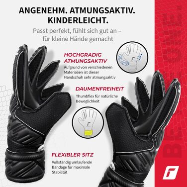 Воротарські рукавички Reusch Attrakt Solid Junior для дітей 5-16 років, чорні