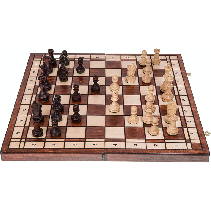 Настільна гра 3 в 1 Square Senator: шахи, нарди, шашки, 42x42 см