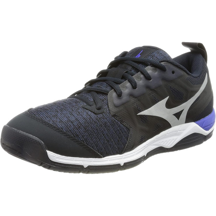 Волейбольне взуття Mizuno Wave Supersonic 2 для чоловіків, білий, синій, фіолетовий (38 EU)