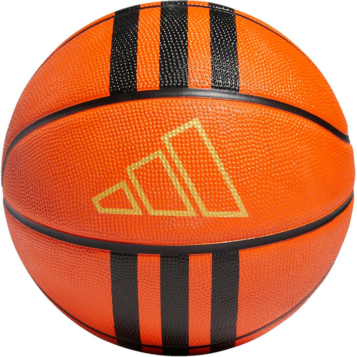 Баскетбольний м'яч adidas X 3, розмір 5, гума, унісекс, натуральний/чорний/золотий