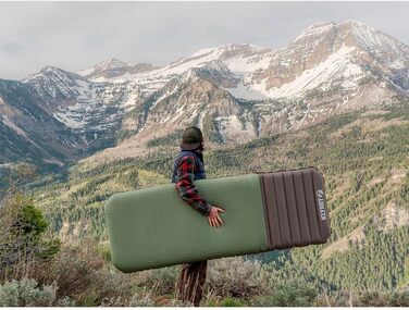 Надувний матрац KLYMALOFT товщиною 12.7 см з піною Memory Foam для кемпінгу, подорожей та туризму (великий розмір, ізомат)