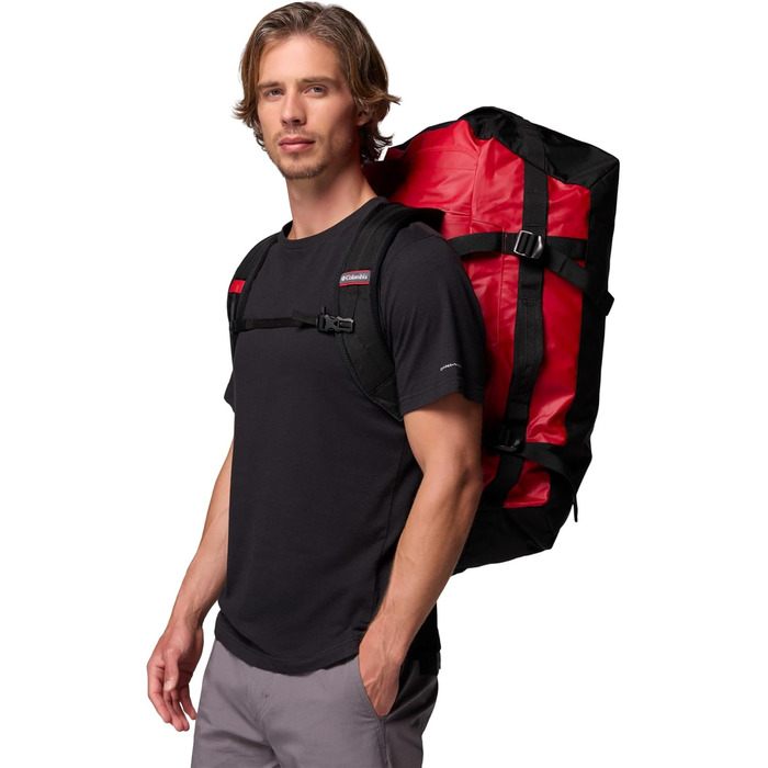 Спортивна сумка Columbia Landroamer 60L унісекс, червона з чорним (Mountain Red/Black)