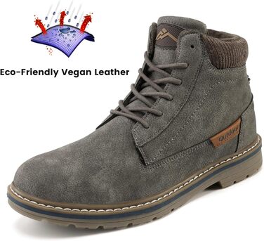 Чоловічі зимові черевики CC-Los: теплі, з підкладкою, антиковзаючі, розмір 40-48 EU (43 EU, сірий 46)