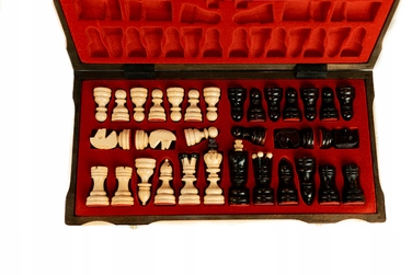 Дерев'яні шахи у футлярі, великі (44 см), Chess Made