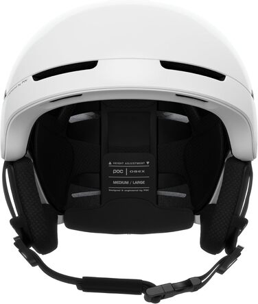 Шолом для лиж та сноуборду POC Obex MIPS, білий, M-L (55-58 см), оптимальний захист на схилі та поза ним