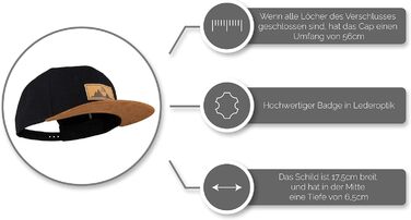 Унісекс кепка-снапбек Jumping Bird чорна, регульована бейсболка для активного відпочинку