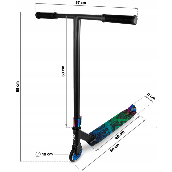 Трюковий самокат Soke EVO STREET ABEC-9 stunt