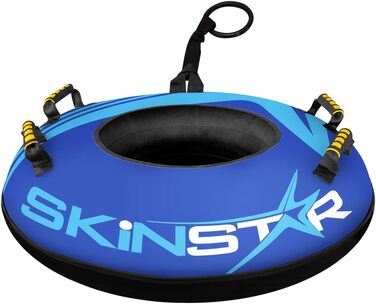 Тюбінг для снігу SkinStar Profi 70 см, синій – надувні сани, шина для катання
