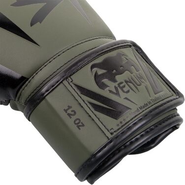 Боксерські рукавички Venum Elite Khaki/Black, 12 Oz