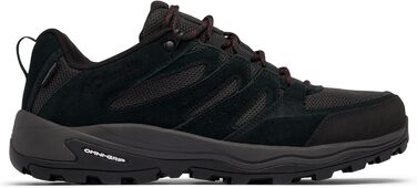 Чоловічі трекінгові черевики Columbia Redmond™ IV Low Waterproof Mid Rise, 49 EU, Black Mountain Red