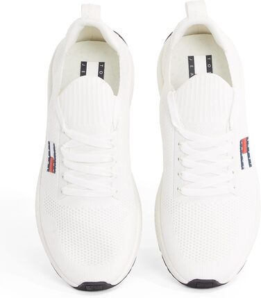 Футболка Tommy Jeans Runner Knitted Em0em01555 (40 EU, Білий/Бежевий)