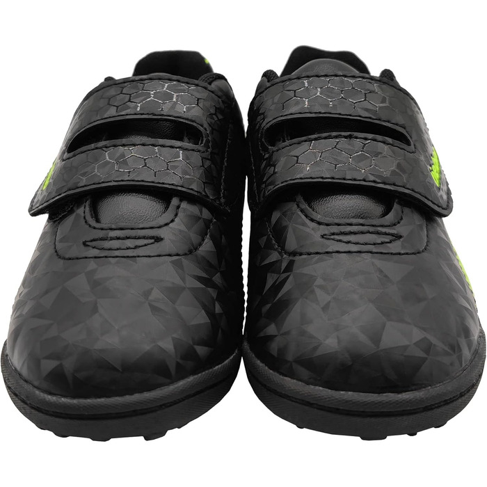 Дитячі футбольні бутси для гри на твердих поверхнях, унісекс, чорні, розмір 23-27