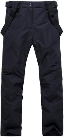 Чоловічий комплект зимового одягу HOTIAN: куртка та штани для сноубордингу, катання на лижах та хайкінгу, чорний/чорний