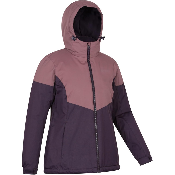 Жіноча гірськолижна куртка Mountain Warehouse Moon - водонепроникна, з мікрофлеєвою ізоляцією, тепла, з регульованою капюшоном - для катання на лижах та сноуборді (40, світло-рожевий)