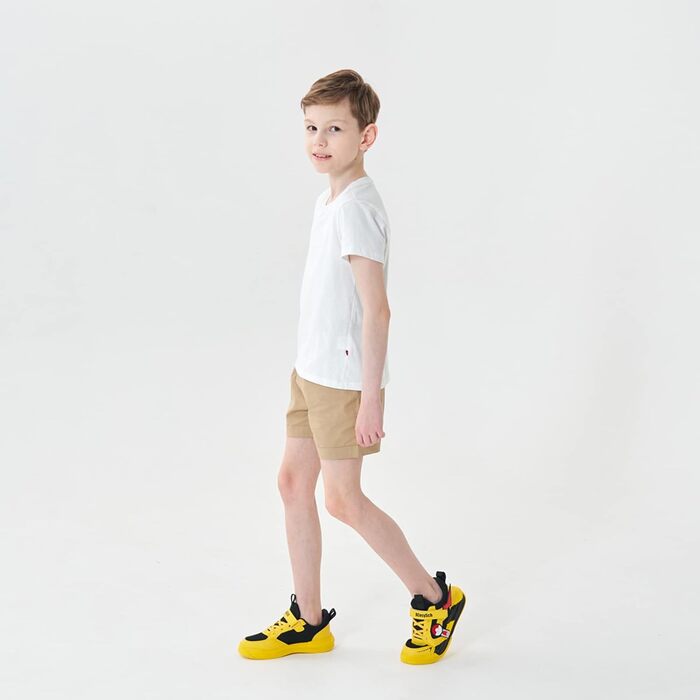 Дитячі кросівки Kinder Leicht для хлопчиків: спортивні, зручні, для занять фітнесом та активного відпочинку, розміри 28-39 EU, колір жовтий