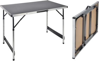 Складний кемпінговий стіл Haushalt International 100x60x73-94 см, регульована висота