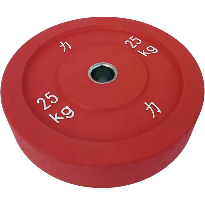 Бампери для штанги Strength Shop Riot, кольорові, пара 5-25 кг, повністю гумові, IWF, діаметр 450 мм, отвір 51 мм