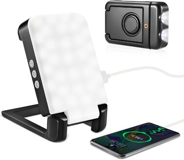 Therlan Ретро кемпінговий ліхтар на акумуляторі, 320LM, IP44, 5000mAh, 180 годин роботи, 3 режими, регулювання яскравості, LED ліхтар для кемпінгу