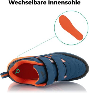 Кросівки для бігу жіночі та чоловічі з амортизацією, спортивні, легкі, темно-синій, помаранчевий (43 EU)