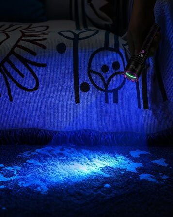 Потужний LED ліхтар перезарядний 1 000 000 Люмен з LCD-дисплеєм, акумулятором 5000 мАг, 3 режимами світла та зумом для кемпінгу, походів та надзвичайних ситуацій (Фіолетовий)