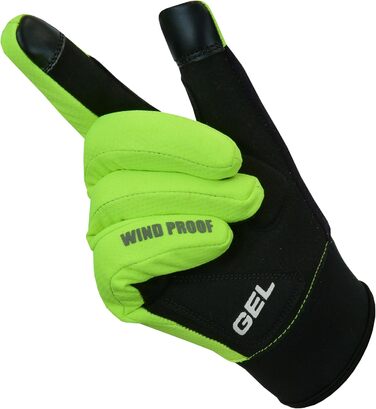 Велосипедні рукавички Sikma жовтого кольору, повний палець, з гелевою підкладкою, вітронепроникні, сумісні з сенсорними екранами, розмір L