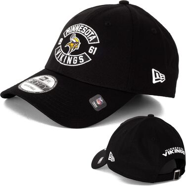 Кепка New Era 9FORTY Limited Edition (Minnesota Vikings, чорний) – оригінальна бейсболка MLB, NBA, NFL