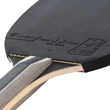 Набір для пінг-понгу Cornilleau: 2 ракетки + 3 м'ячі, червоний