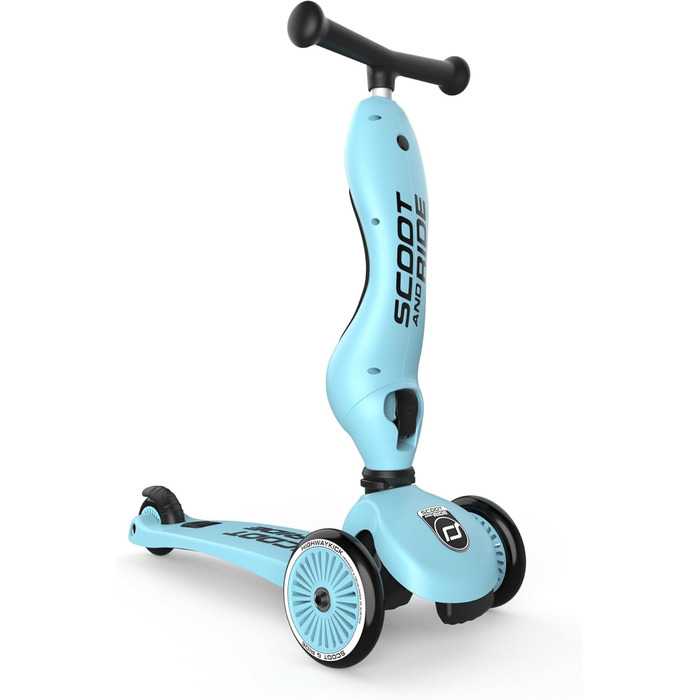 Highway Kick 1 Scoot & Ride 2-в-1 кікборд зі сидінням (блакитний, універсальний розмір)