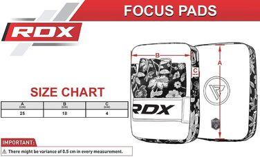 Жіночі боксерські лапи RDX для ударів, тайський бокс, ММА, чорні, багаторазові, для тренування фокусу, гаків та джебів