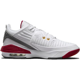 Кросівки Nike Jordan Max Aura 5 для баскетболу, 44.5 EU, білий, помаранчевий, кардинал