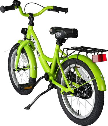 Дитяче велосипед BIKESTAR 16 дюймів для дівчаток та хлопчиків 4-5 років | Класичний дизайн | Без ризику тестування