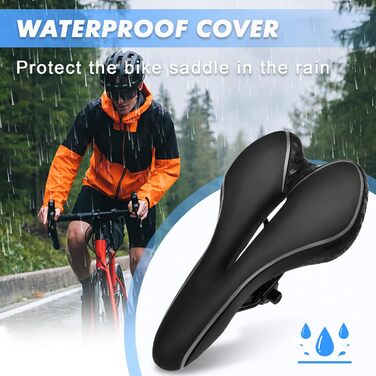 Зручний чоловічий велосипедний сідло з гелевим наповнювачем, MTB сідло для чоловіків та жінок, велосипедні сідла, порожнисте сідло для шосе, аксесуари для гірського велосипеда (стиль D)