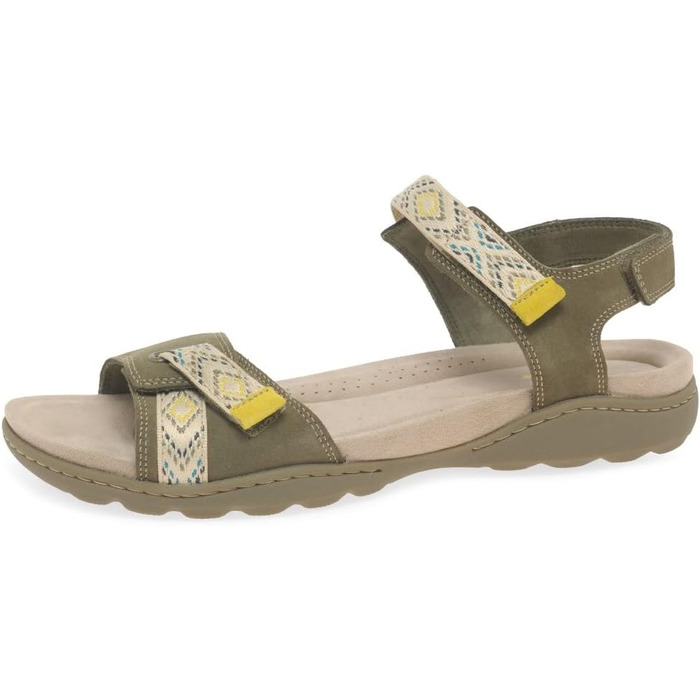 Sandali sportivi Clarks Amanda Sprint da donna (38 EU, velluto verde oliva)