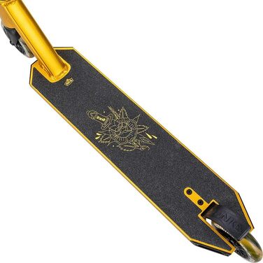 Трюковий самокат NKD Stunt Scooter New Generation: алюмінієвий, з підшипниками ABEC-9, обертовий кермо 360° - Золотий