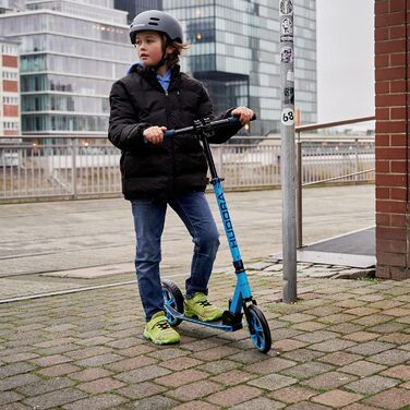 Дитячий алюмінієвий самокат HUDORA Little BigWheel, регульований, складаний, великі колеса, до 100 кг, від 3 років