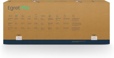 Електросамокат Egret Pro складаний з дорожнім сертифікатом, до 20 км/год, запас ходу 80 км, керування через додаток, регульований кермо, вантажопідйомність 120 кг, магнієва рама