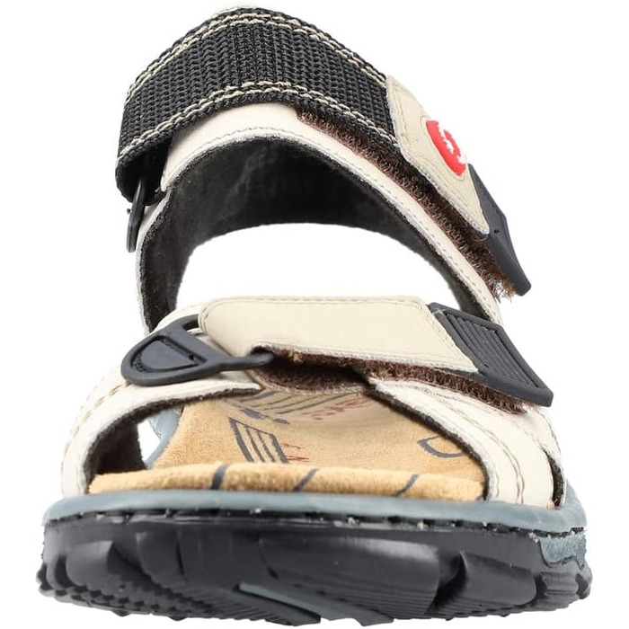 Жіночі сандалії Rieker 68851, класична модель, кремовий/грибний колір, розмір 37 EU